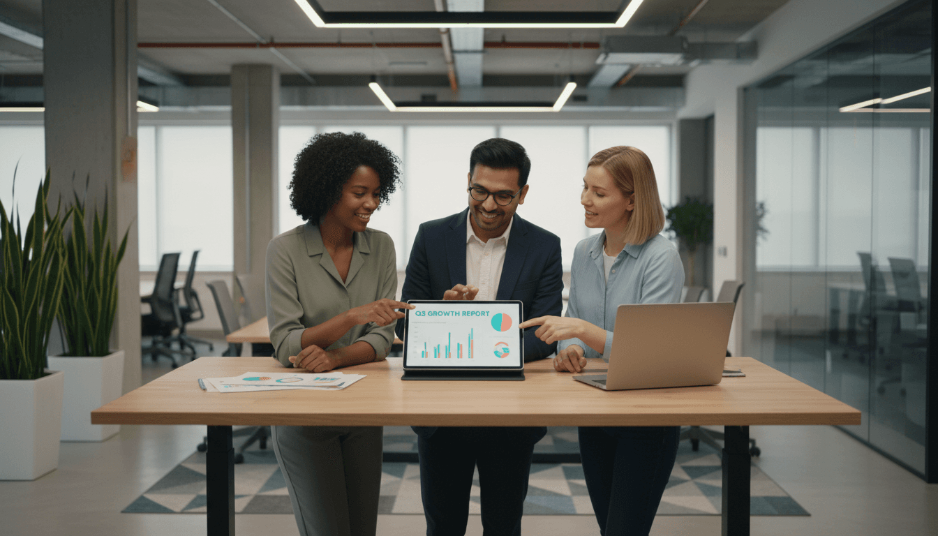 Digital markedsføring og webdesign arbeid i kontor